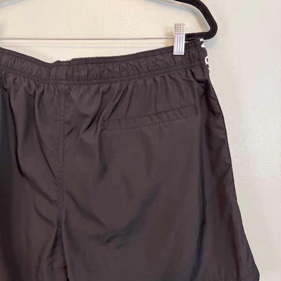 H&M Swimming Shorts Mens XL Black NVRMND Side Print Casual Drawstring Beach Surf - Picture 5 of 8